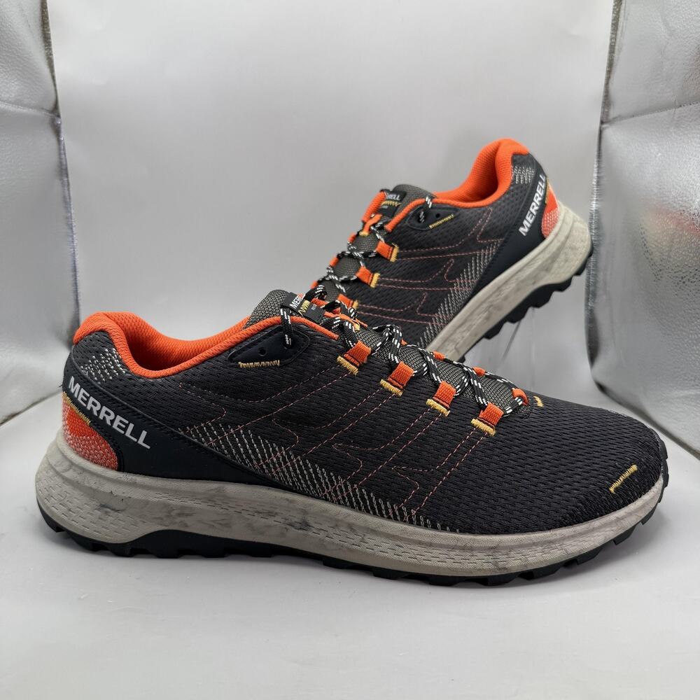 Merrell Fly Strike Shoes Mens Size US 14 Black Trail Running Sneakers J067377